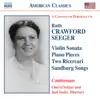 Cheryl Seltzer, Continuum Ensemble & Joel Sachs - Crawford Seeger: Vocal and Chamber Music